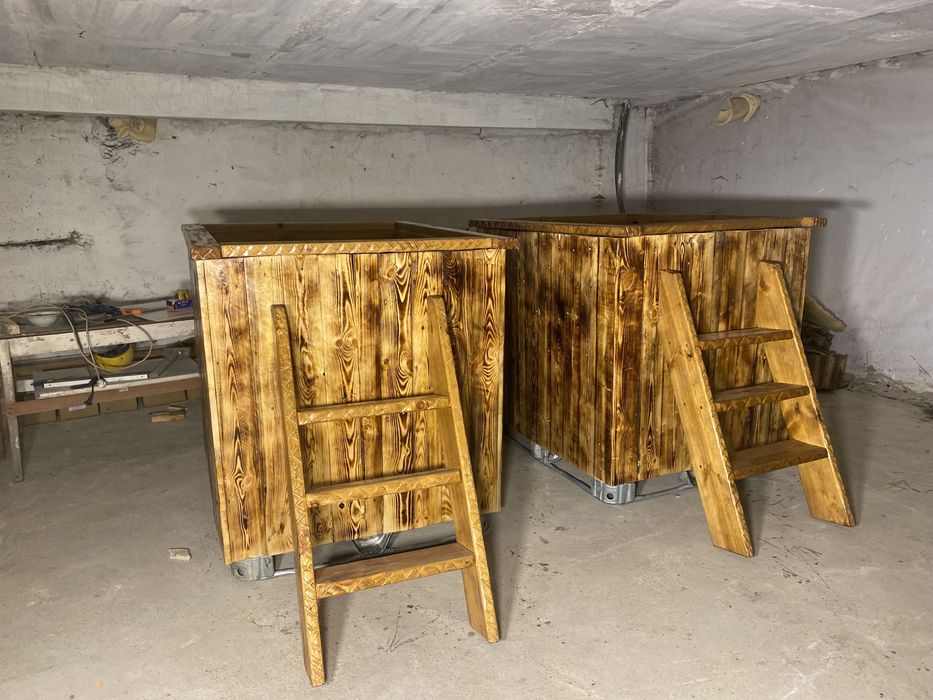 Купель из евро куба