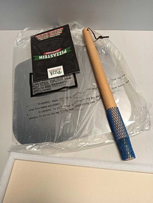 Комплект камък за пица с лопата каменна плоча