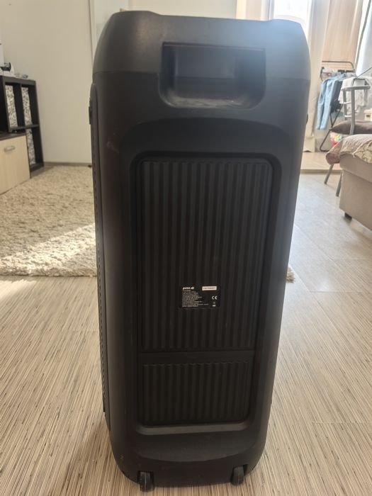 Boxa audio Poss PSRGB600, Bluetooth, USB, AUX In, 600W, Negru