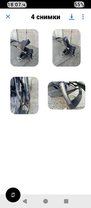 Оригинална детска количка -комплект