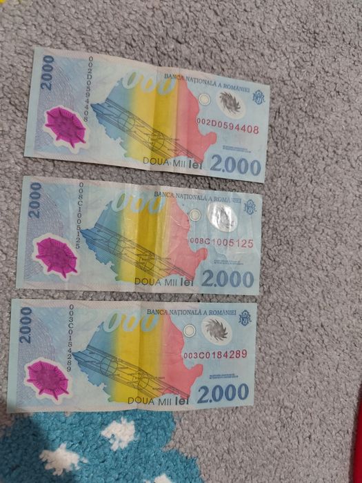 Bancnota   eclipsa solară an 1999 serie 008C 002D 003C