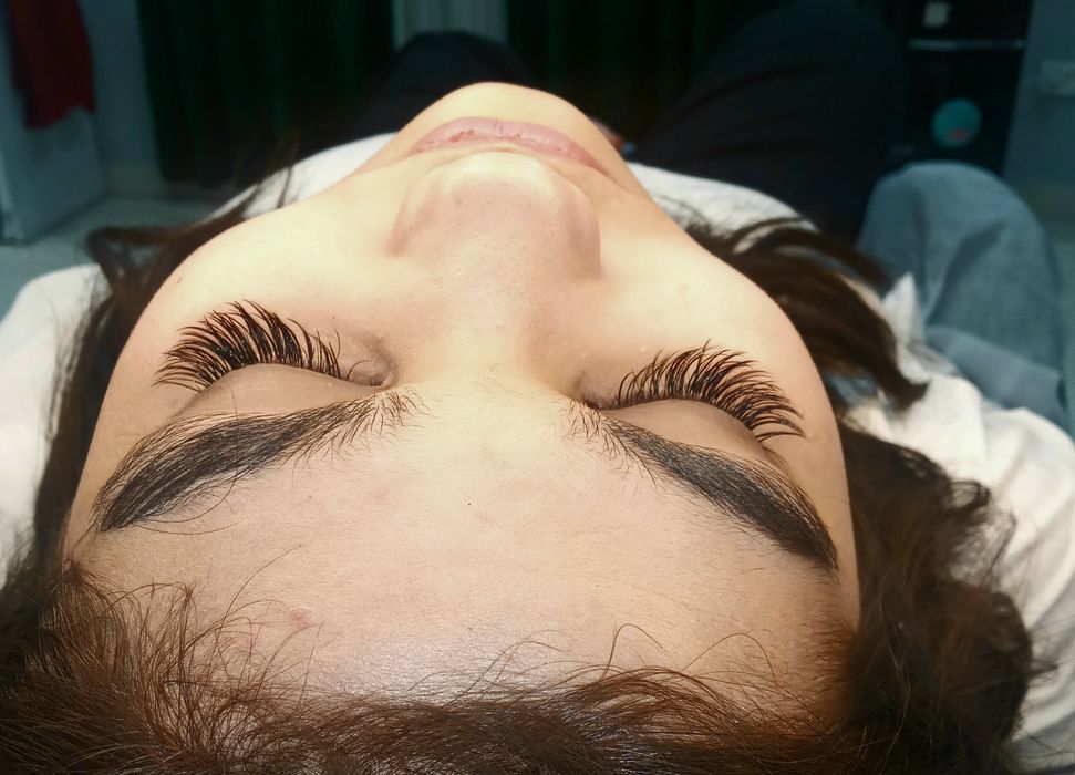 Наращиваю ресницы