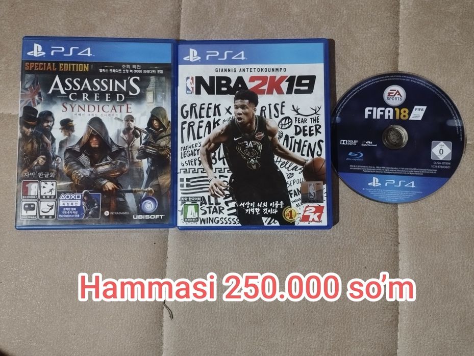 PS3/PS4/PS5 uchun orginal xit oʼyinlar