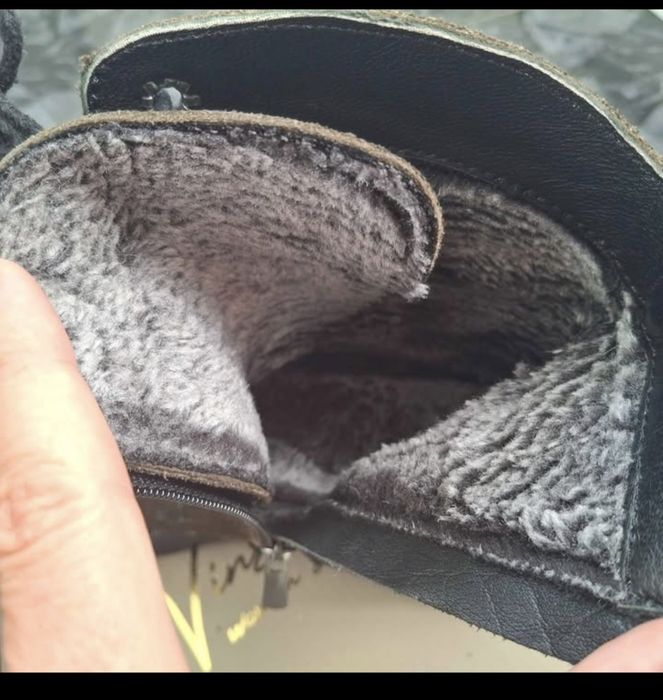 дамски боти естествен набук N40