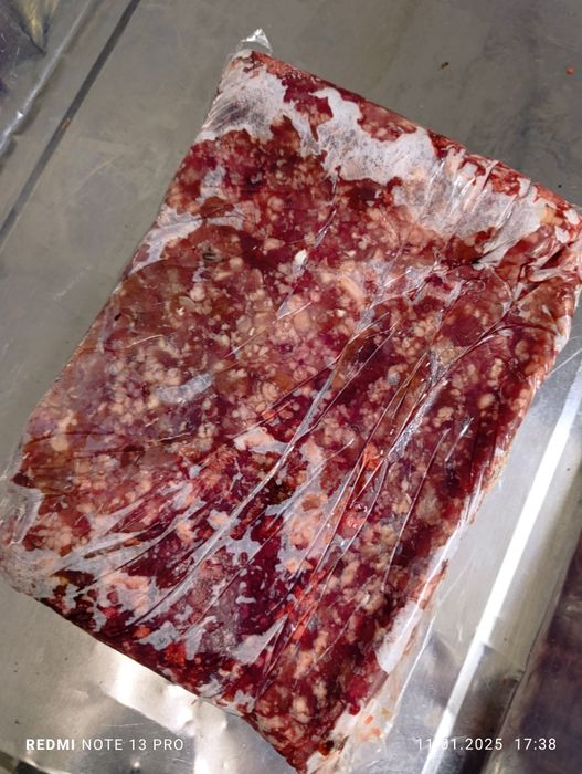 Мясо для собак и фарш рубец