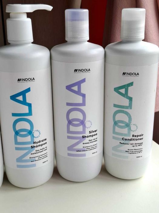 Професионални литрови шампоани за коса на INDOLA и SCHWARZKOPF