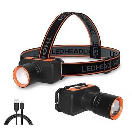 Мощен акумулаторен челник с лупа, зареждане с USB кабел T624