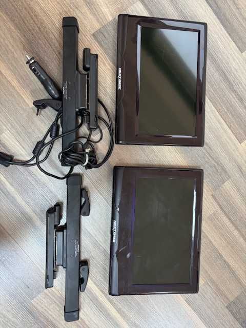 Set DVD + 2 MONITOARE pentru tetiere TELECOMANDA