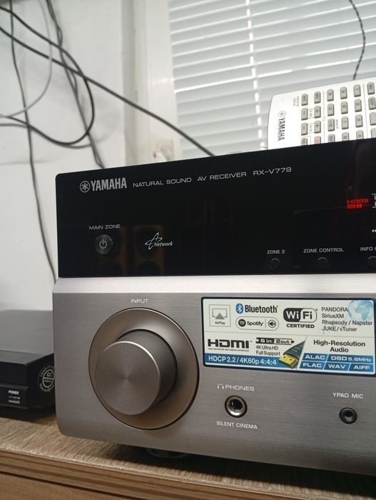 7.2 Канале ресивър YAMAHA RX-V 779 Bluetooth 4K Wi-fi
