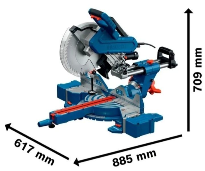 Bosch GCM 12 SD Professional NOU în Cutie | 1800W | 305 mm | Taie Lemn și Aluminiu