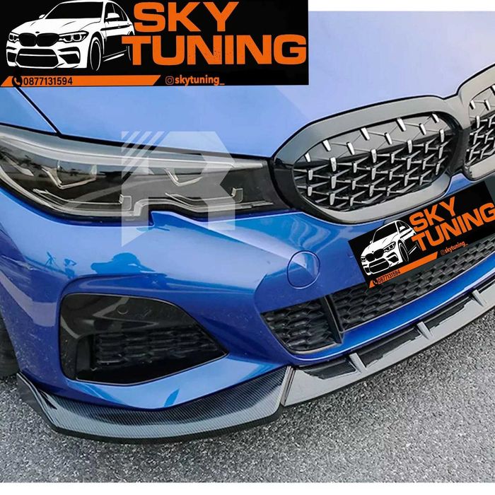 Bmw g20/g21 преден лип спойлер м тех Бмв г20/г21 Mtech spoiler