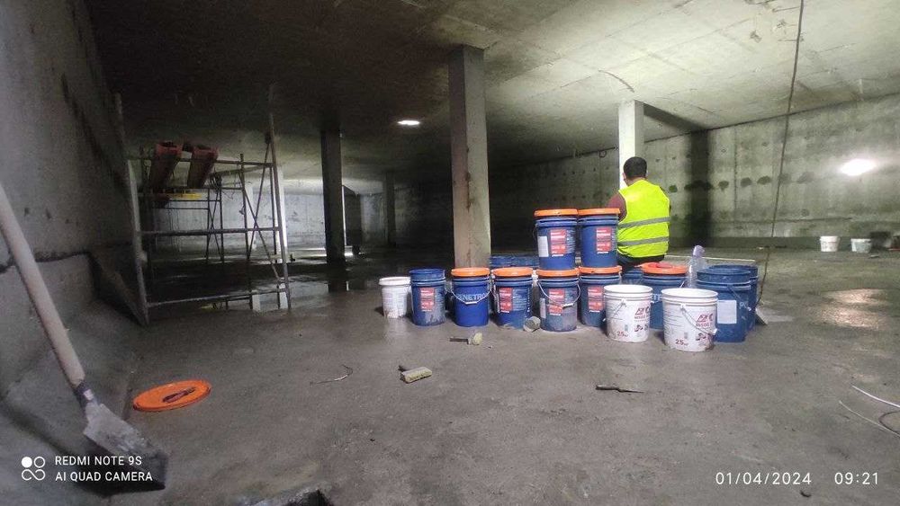 Гидроизоляция резервуаров подземных резервуаров питьевых резервуаров