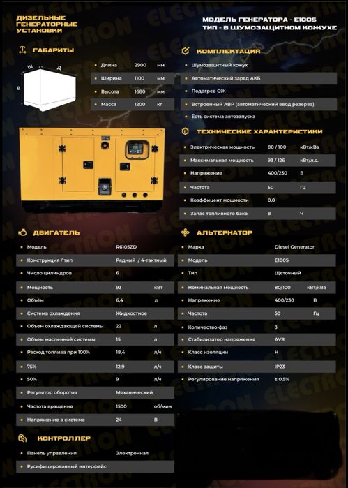 Бесшумные генераторы