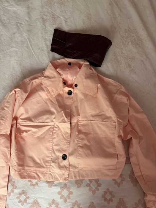 Розово яке с бордо яка