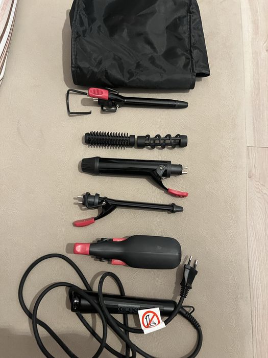 Ondulator Rowenta CF4132, 180º C, Invelis Ceramic, Negru