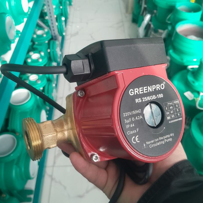 Иссик сув ва бойлер учун циркуляционный насос 25/6 латун
Латун вариант