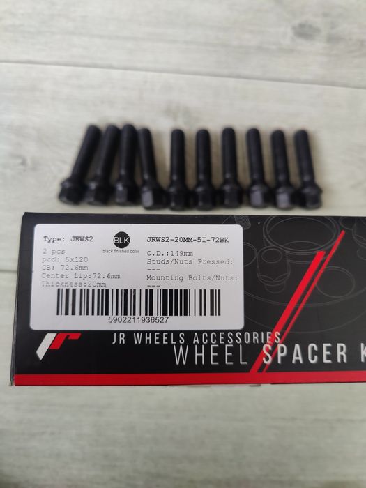 Distantieri 2cm/20mm BMW 5x120 distantiere + prezoane lungi incluse