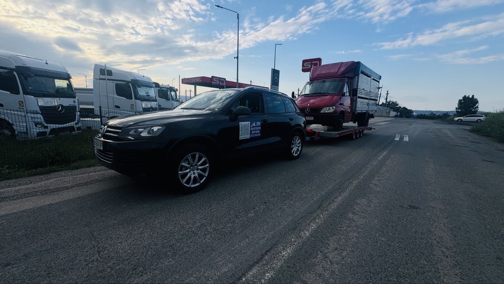 Tractari auto , dube 3.5t utilaje agricole mici #tractarialba