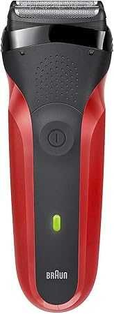 Самобръсначка Braun Series 3 300S, червена
