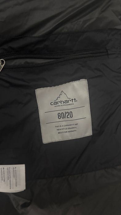 мужской пуховик (зима) фирма "carhartt"