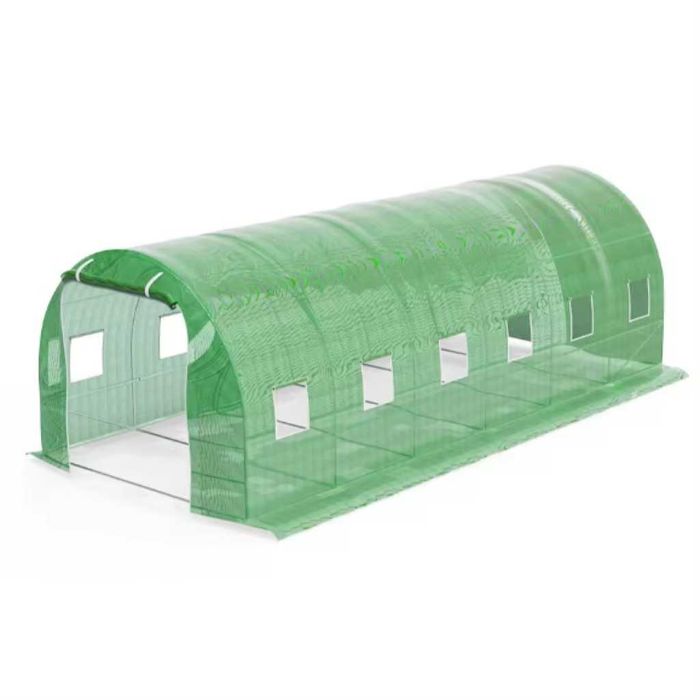 Сглобяема оранжерия - парник с 2 врати и UV защита 180-ГРАМА НА КВ.М.
