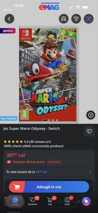 Nintendo Switch OLED + Mario Odyssey