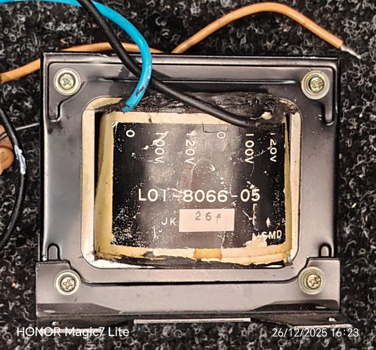 Transformator 20a 16,5v