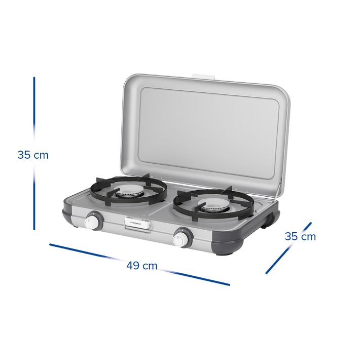 Aragaz 2 ochiuri Kitchen Kit Cv - No Size - produs resigilat Decathlon