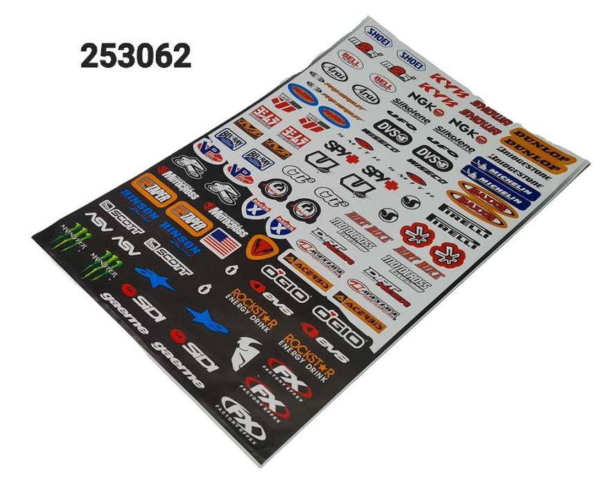 Стикери за Мотор Комплект Лепенки Скутер Honda Yamaha Suzuki KTM