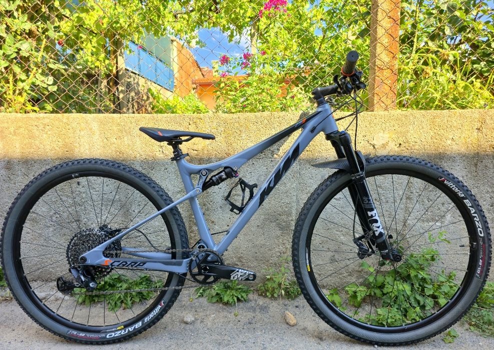 KTM Scarp 29 цола S размер 1х12 GX Sram Full Fox Suspension  Deore Хидравлични, Алуминиев велосипед с двойно окачване