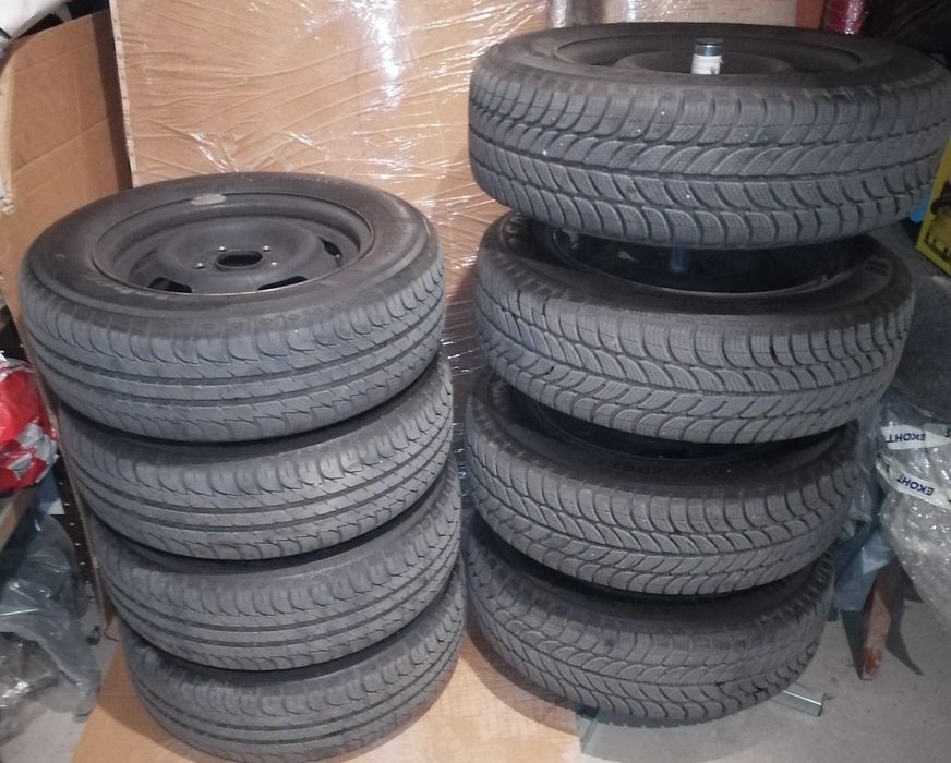 Летни гуми KLEBER  с джанти 4 броя 14 цола 185 65 14 5х110 Опел Opel