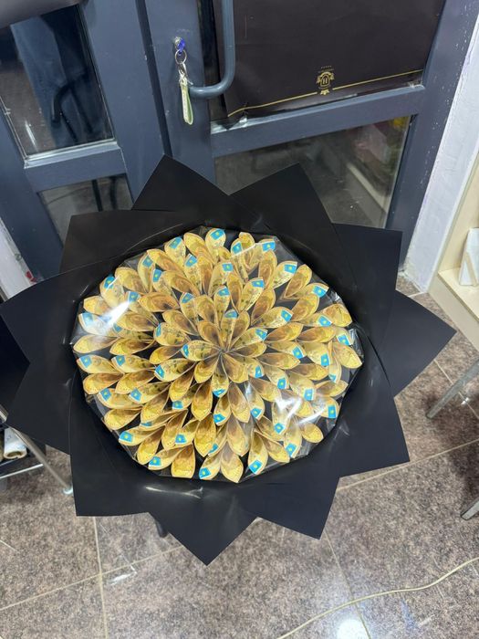 Денежный букет, букеты из денег, идеи для подарка