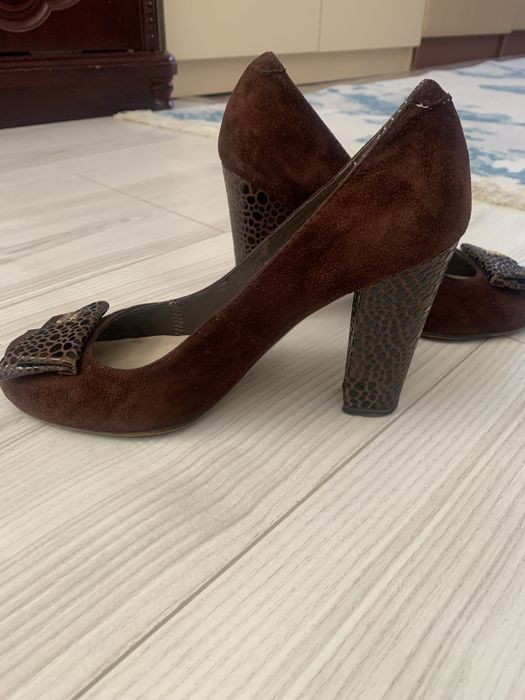 Туфли замш. Красивые! Удобные!