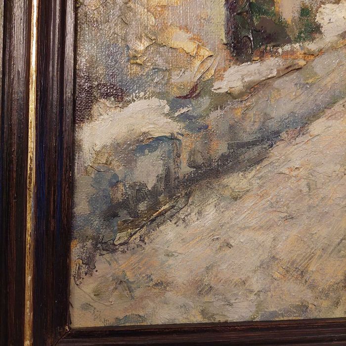 Картина пейзаж-маслени бои 1992, Г.Генов