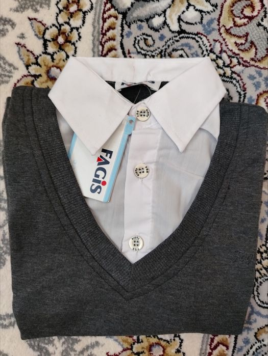 Джемпер обманка в школу