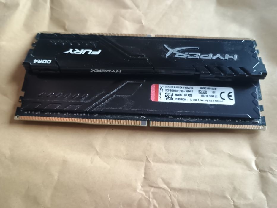 32 GB Ram DDR4 HyperX Fury 2666 Mhz
