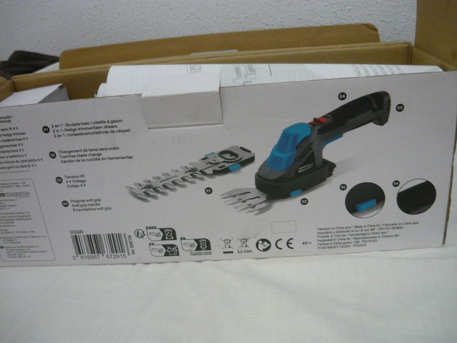 Trimmer gard viu NOU foarfecă electric 2în1 acumulator garanție trimer