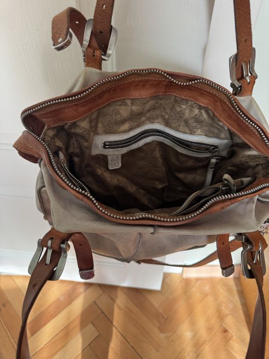 Висококачествена чанта от ест. кожа на итал.марка A.S.98