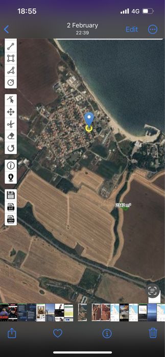 Продава се Земеделски имот в Бургас, Крайморие -  кв.м за 175000 €/дка - Снимка #2