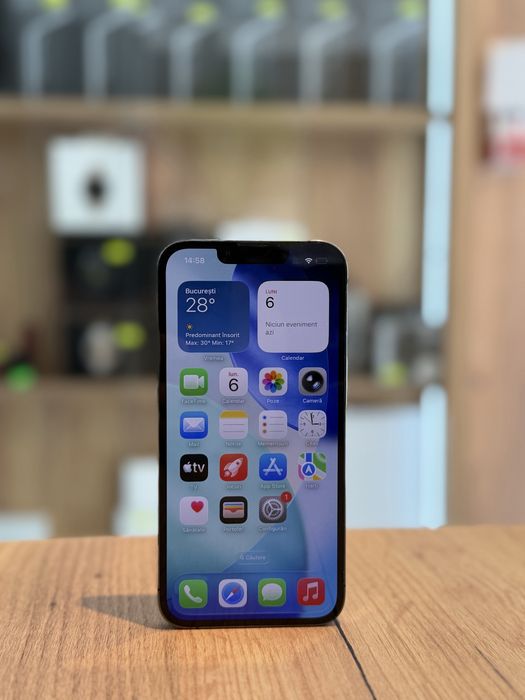 iPhone 13 Pro 128GB Graphite/Baterie91%/Garantie 12 LUNI @atsgsm.ro