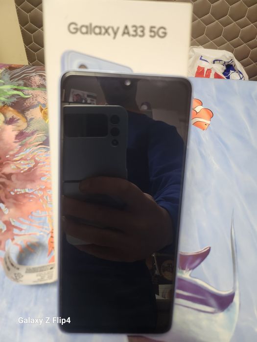 "Samsung A33 5G 128GB Blue - Impecabil (Ca nou) - Full Box"
