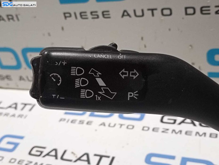 Ansamblu Maneta Manete Semnalizare Faza Lunga Scurta Stergatoare Seat Leon 1P 2006 - 2013 Cod 5K0953521BN 5K0953502M [M4551]