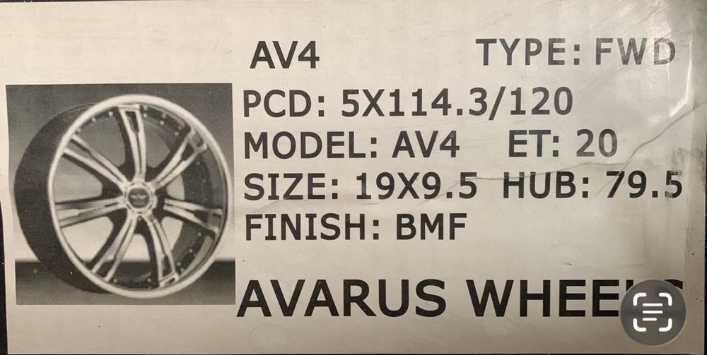 Jante AVARUS R19 5x114,3/5x112 - 2x8,5J / 2x9,5J Bmw/Mercedes/Audi & Japan