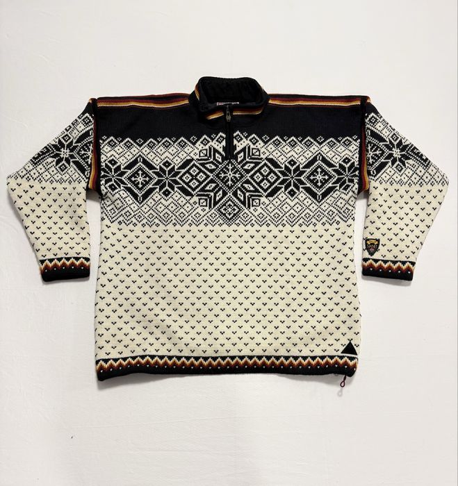 Pulover DALE OF NORWAY (XXL barbat) lana windstopper gros iarna bluzon