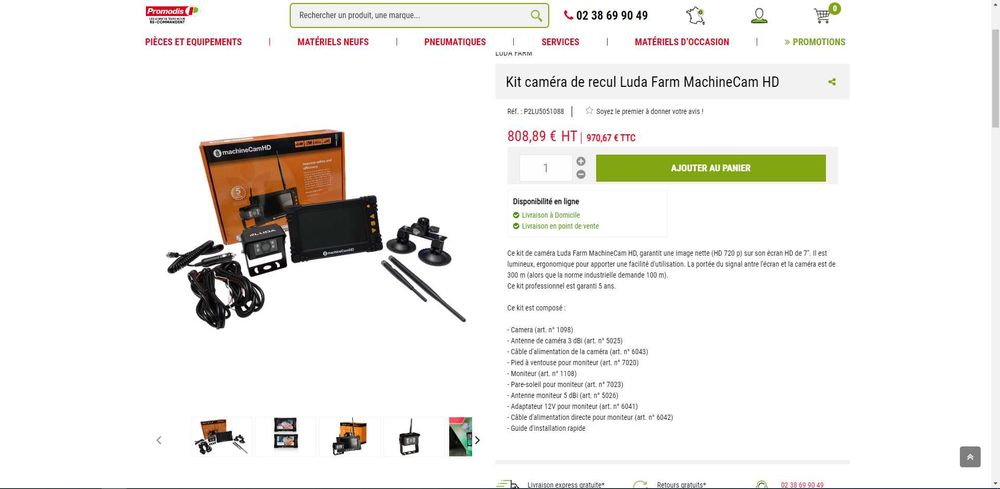 Camera video wireless Ludafarm MachineCam HD, agricol/industrial. NOU!