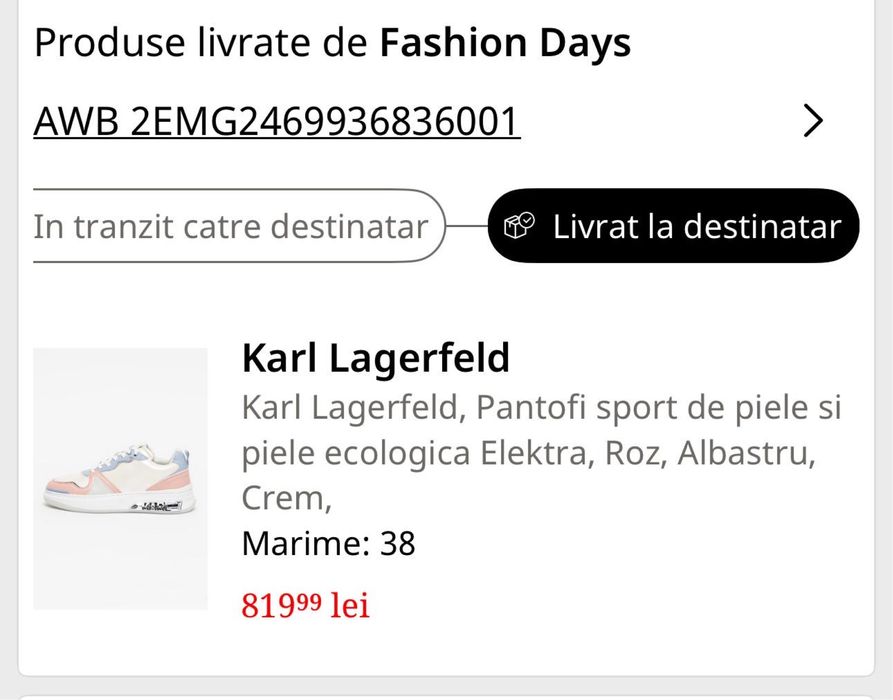 Sneakers Piele Karl Lagerfeld