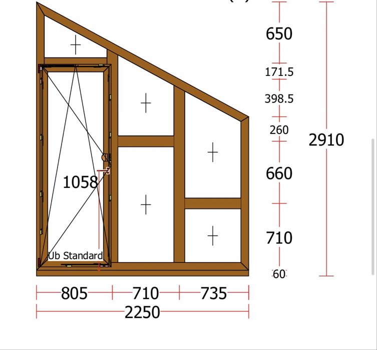 Geamuri PVC second hand de vanzare