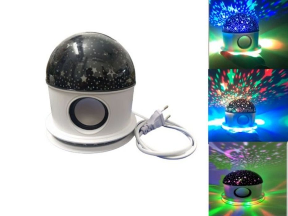 Lampa muzicala Star Master music bulb Bluetooth proiectie stele luna