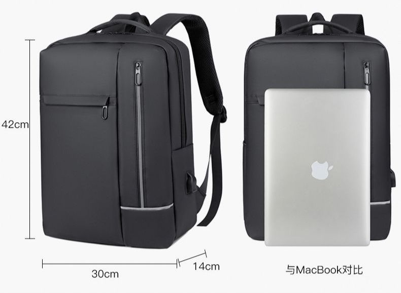Мужской рюкзак для ноутбука минимальстичный стильный водонепроницаемый