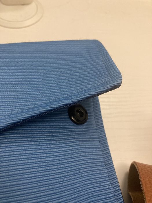 Donez plic albastru din material textil